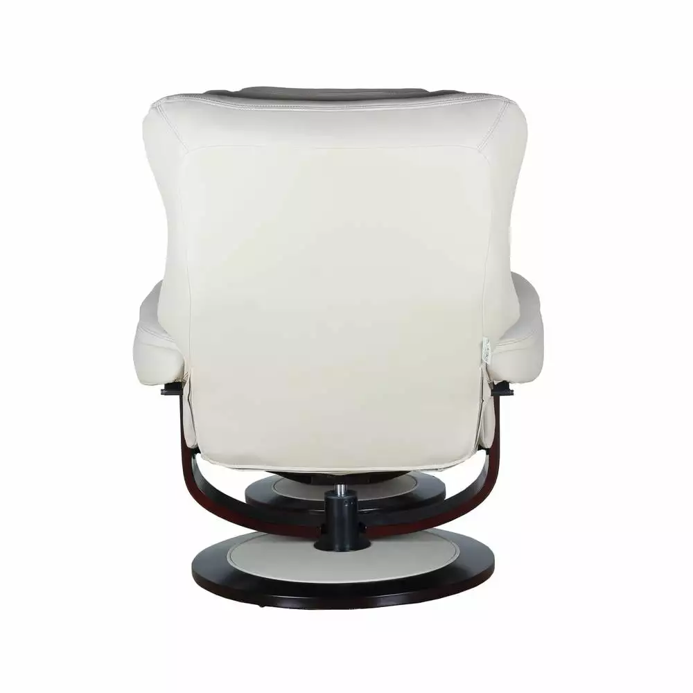 Barcalounger Roscoe Swivel Pedestal Recliner Ottoman Comfortable Living Room Chair