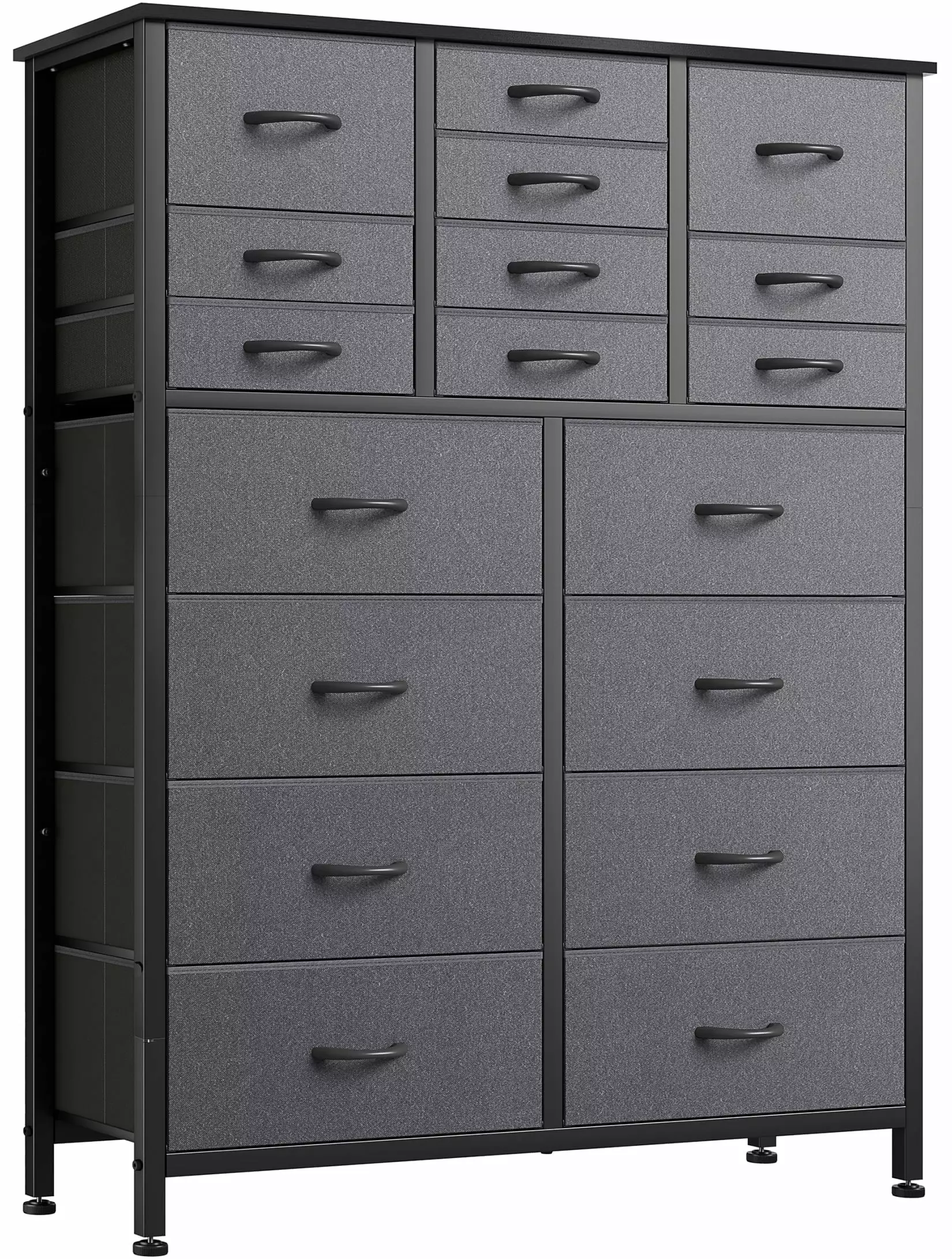 GIKPAL Dressers Bedroom Chest Drawers 18 Drawers Fabric Tall Dresser