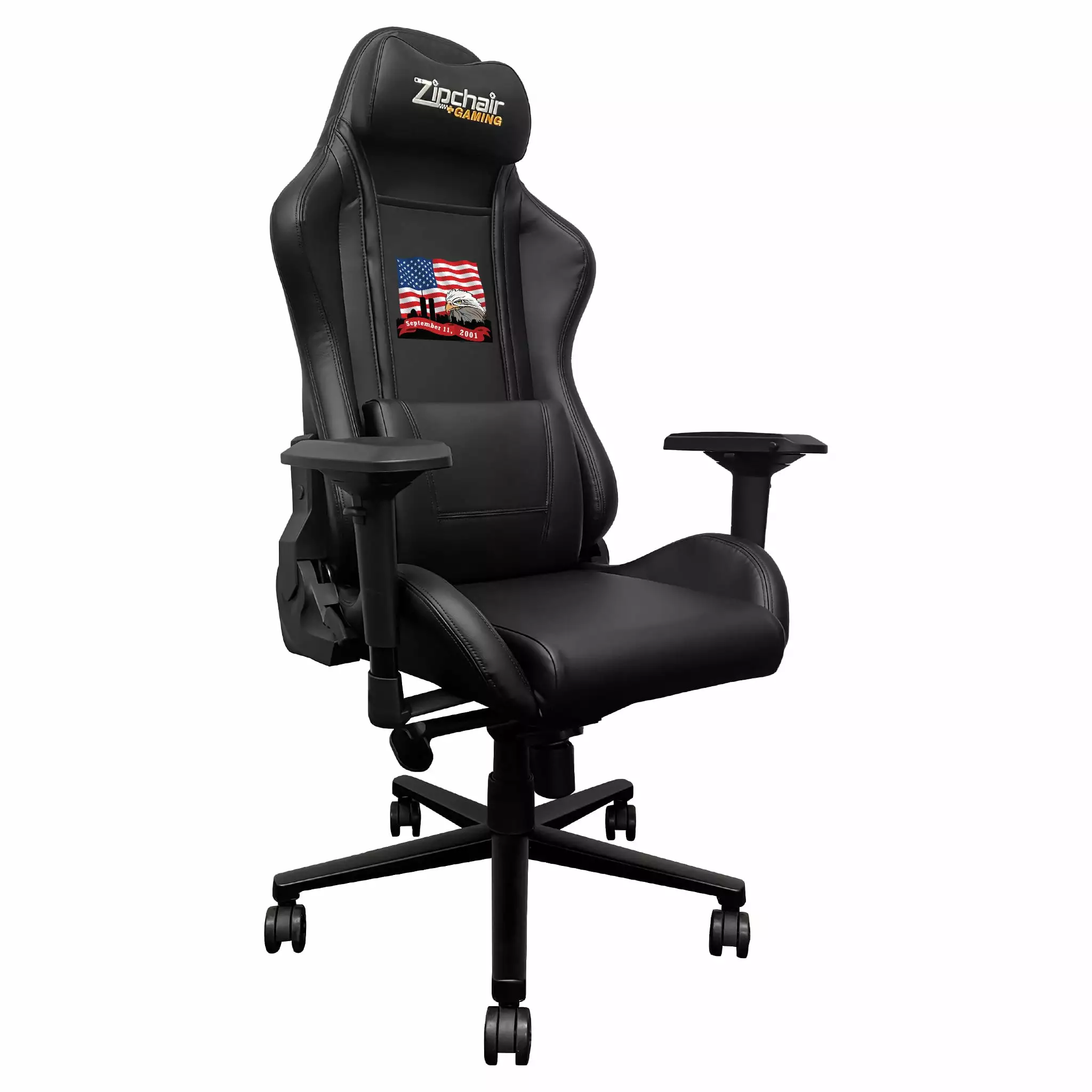 Xpression Pro Gaming Chair 9/11 Eagle Logo - Patriotic Themed Ergonomic Gaming Chair DreamSeat