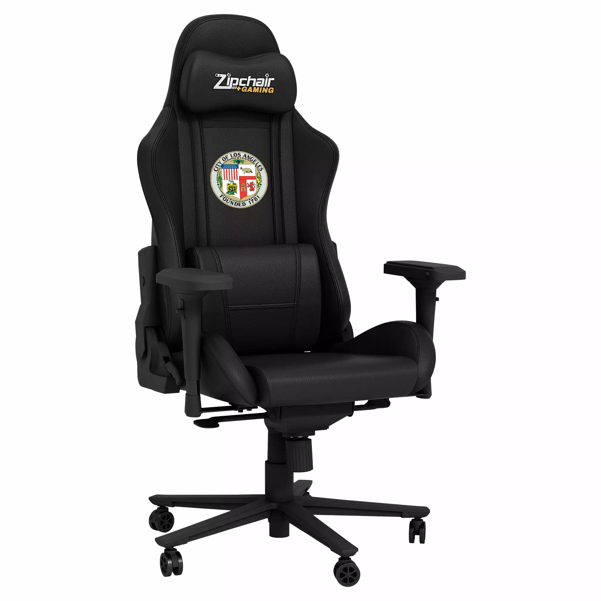 Xpression Pro Gaming Chair City Los Angeles Seal Logo - LA Themed Gaming Chair DreamSeat
