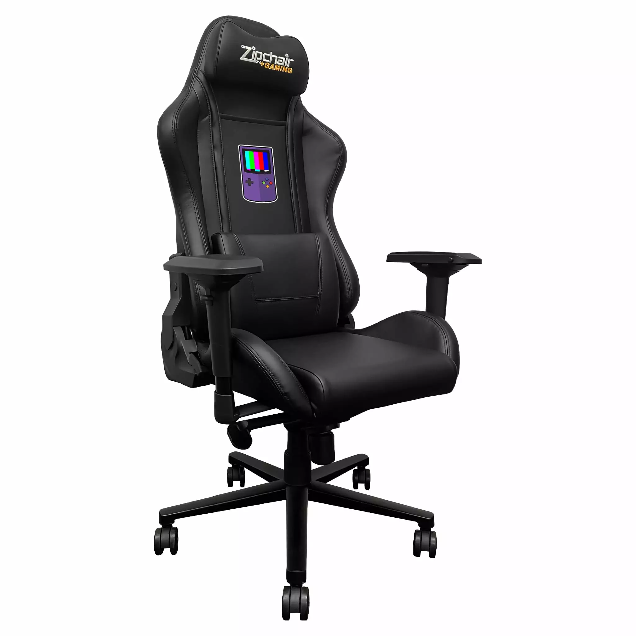Xpression Pro Gaming Chair Handheld System Logo - Retro Gaming Themed Ergonomic Chair DreamSeat