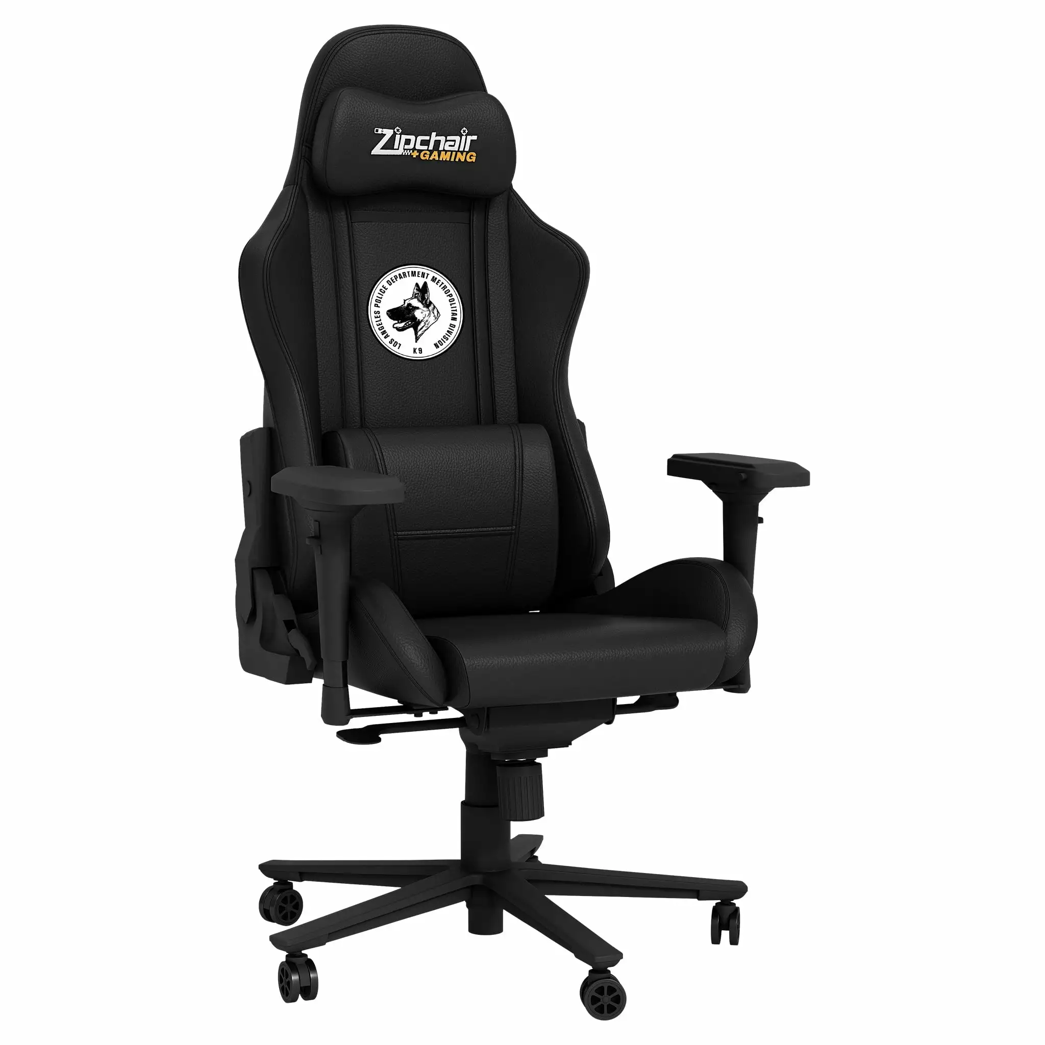 Xpression Pro Gaming Chair LAPD K9 Primary Logo - Police Themed Gaming Chair DreamSeat