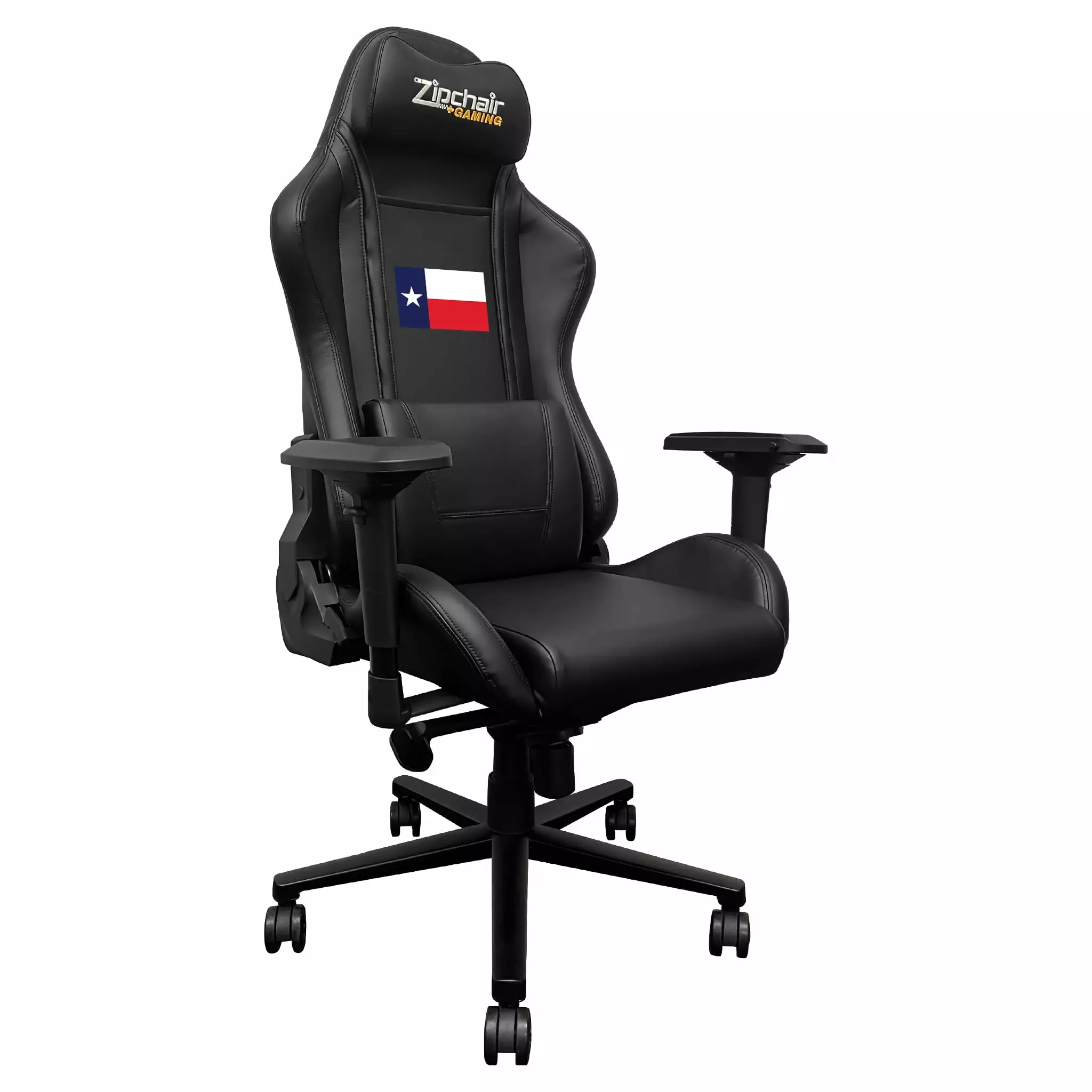 Xpression Pro Gaming Chair Texan Flag Logo - Texas Themed Ergonomic Gaming Chair DreamSeat