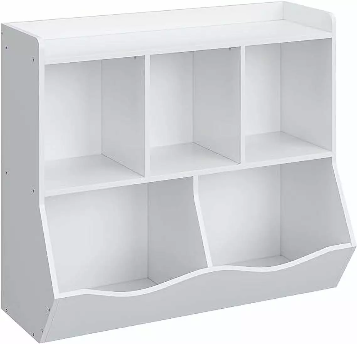 Five Storage Spaces Kids Bookshelf Toy Storage Organizer Children's Room Playroom School Joyspirit