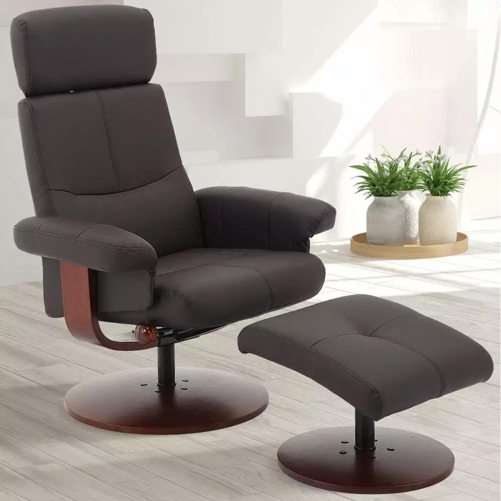 Relax-R Regina Recliner Brown Polyurethane Cushion Back Assembly Required Bed Bath & Beyond