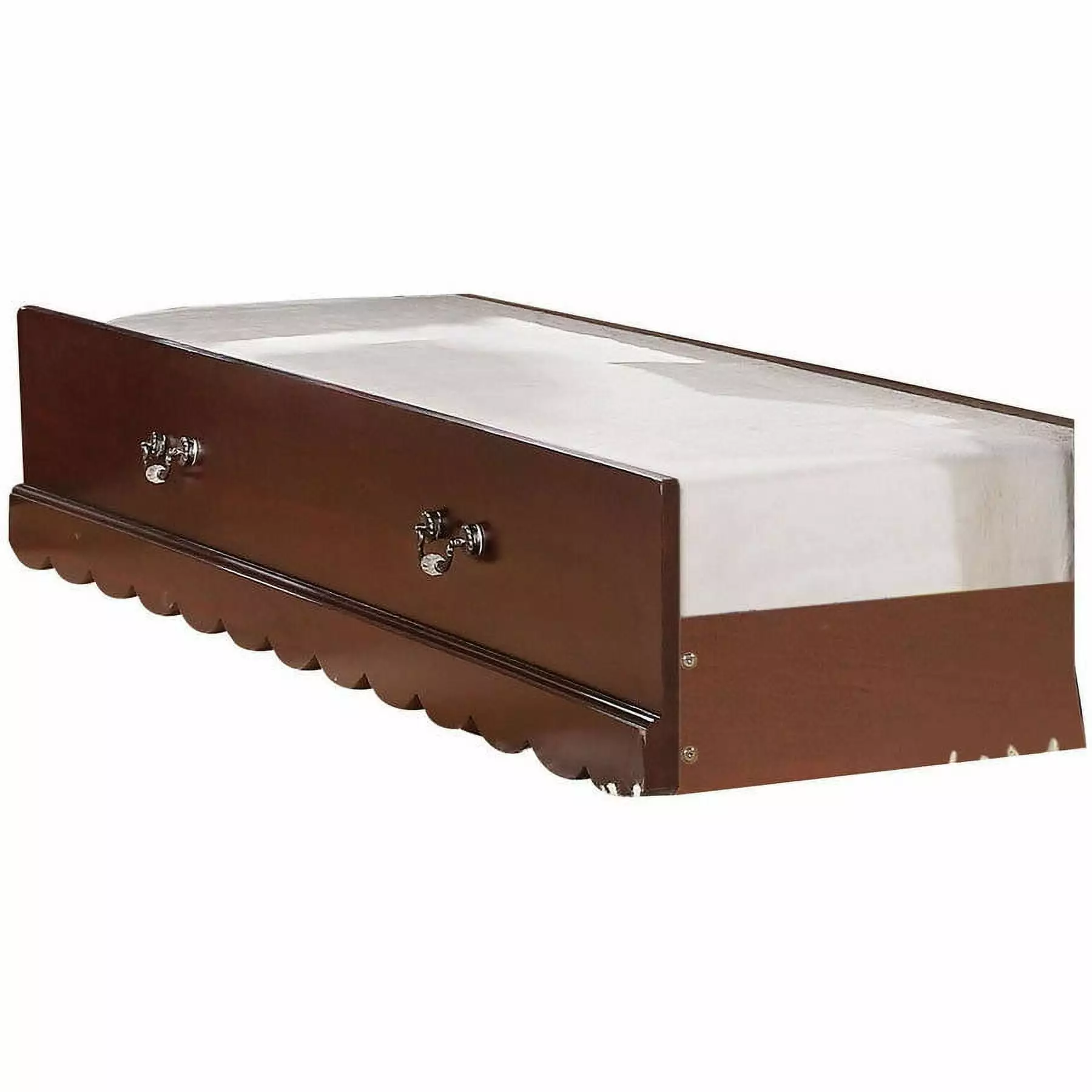 ACME Cecilie Twin Trundle Bed Cherry Finish Acme Furniture