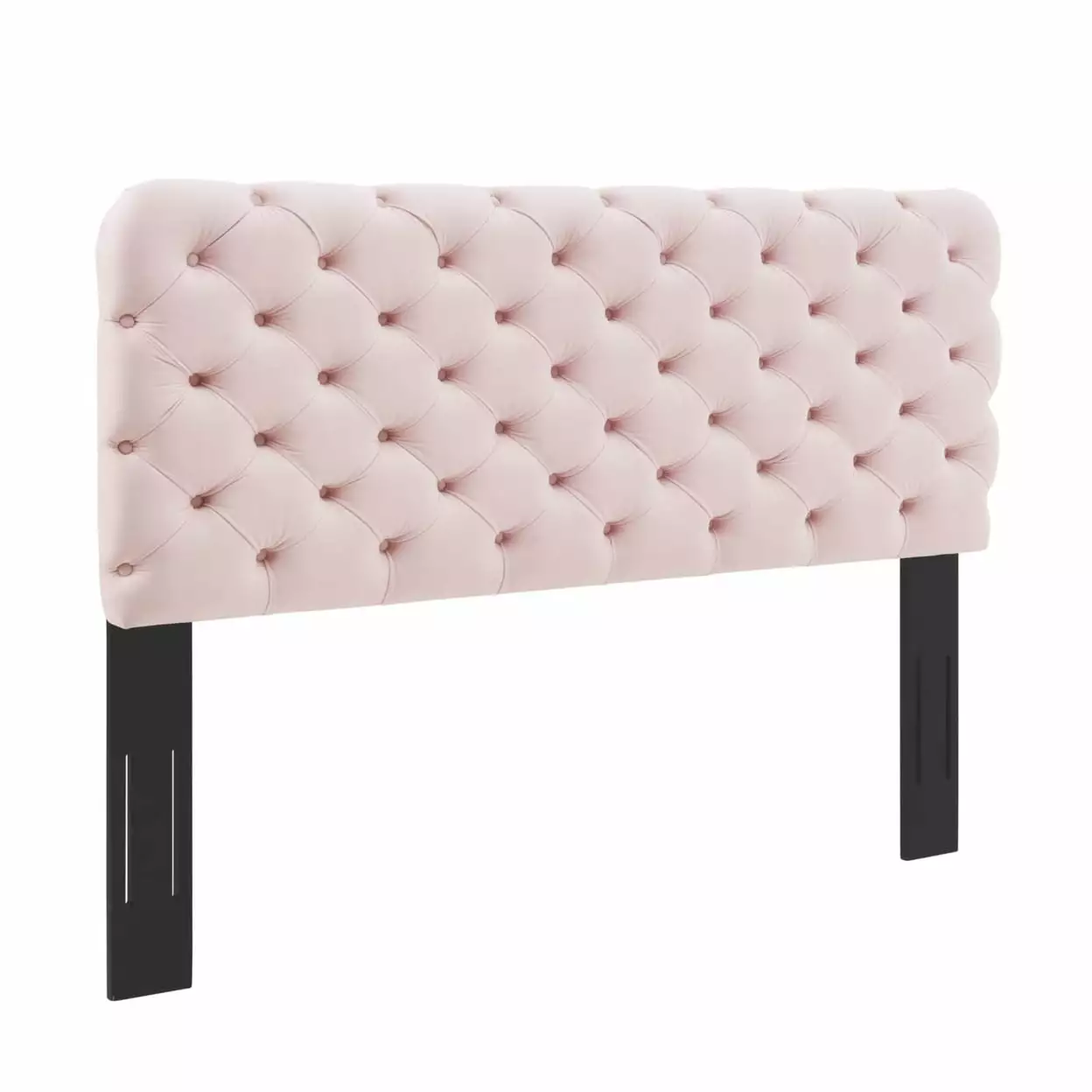 Modway Lizzy Tufted Full Queen Velvet Headboard Pink
