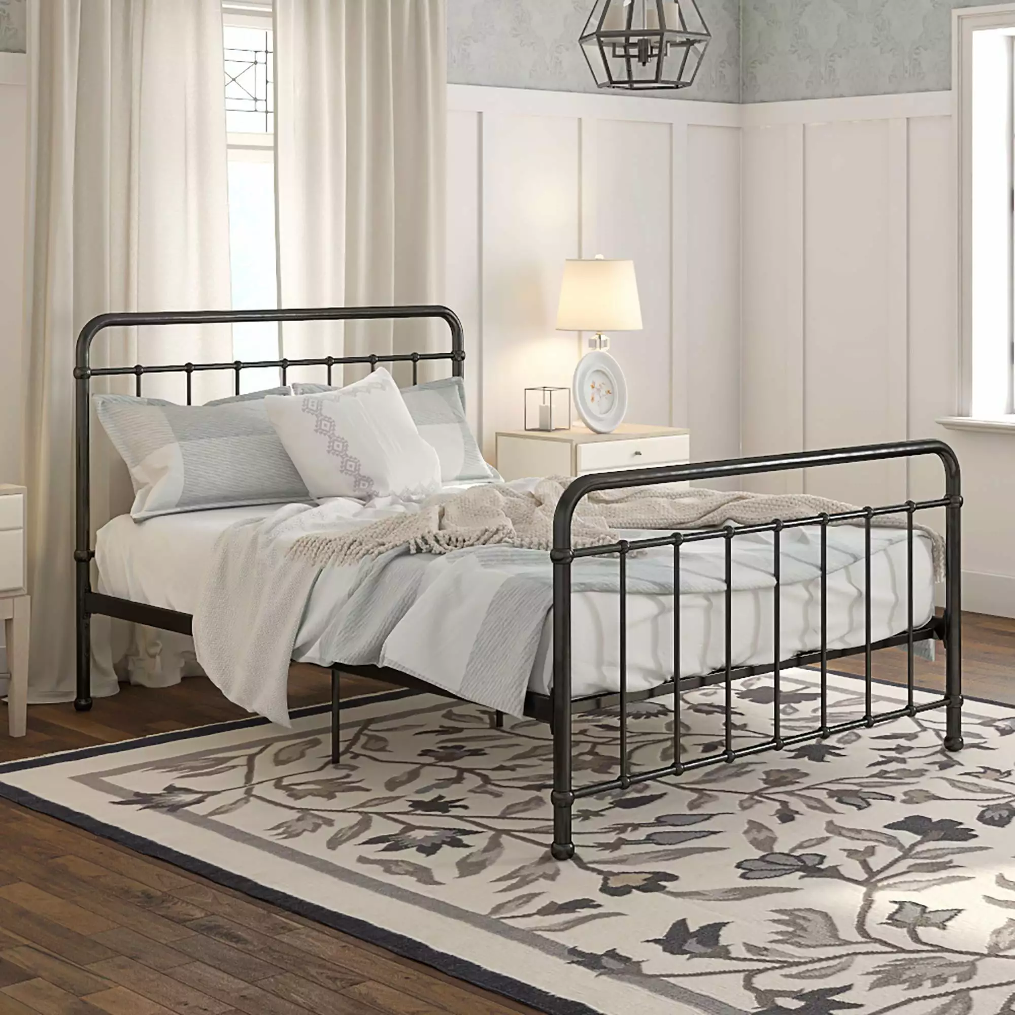 Better Homes & Gardens Kelsey Full Metal Bed Black Twin Size Platform Bed Frame