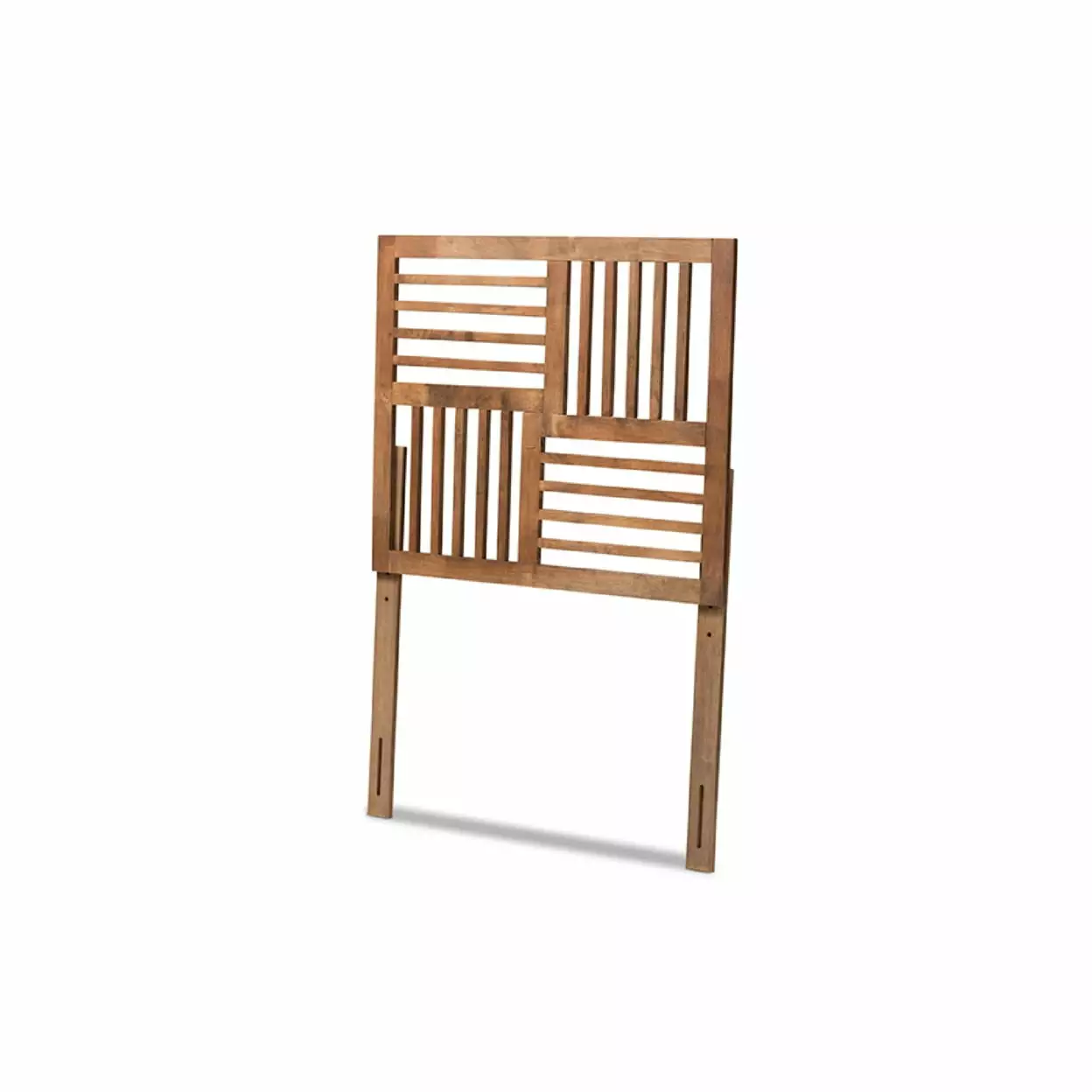Baxton Studio Adler Modern Ash Walnut Twin Size Headboard Wholesale Wholesale Interiors