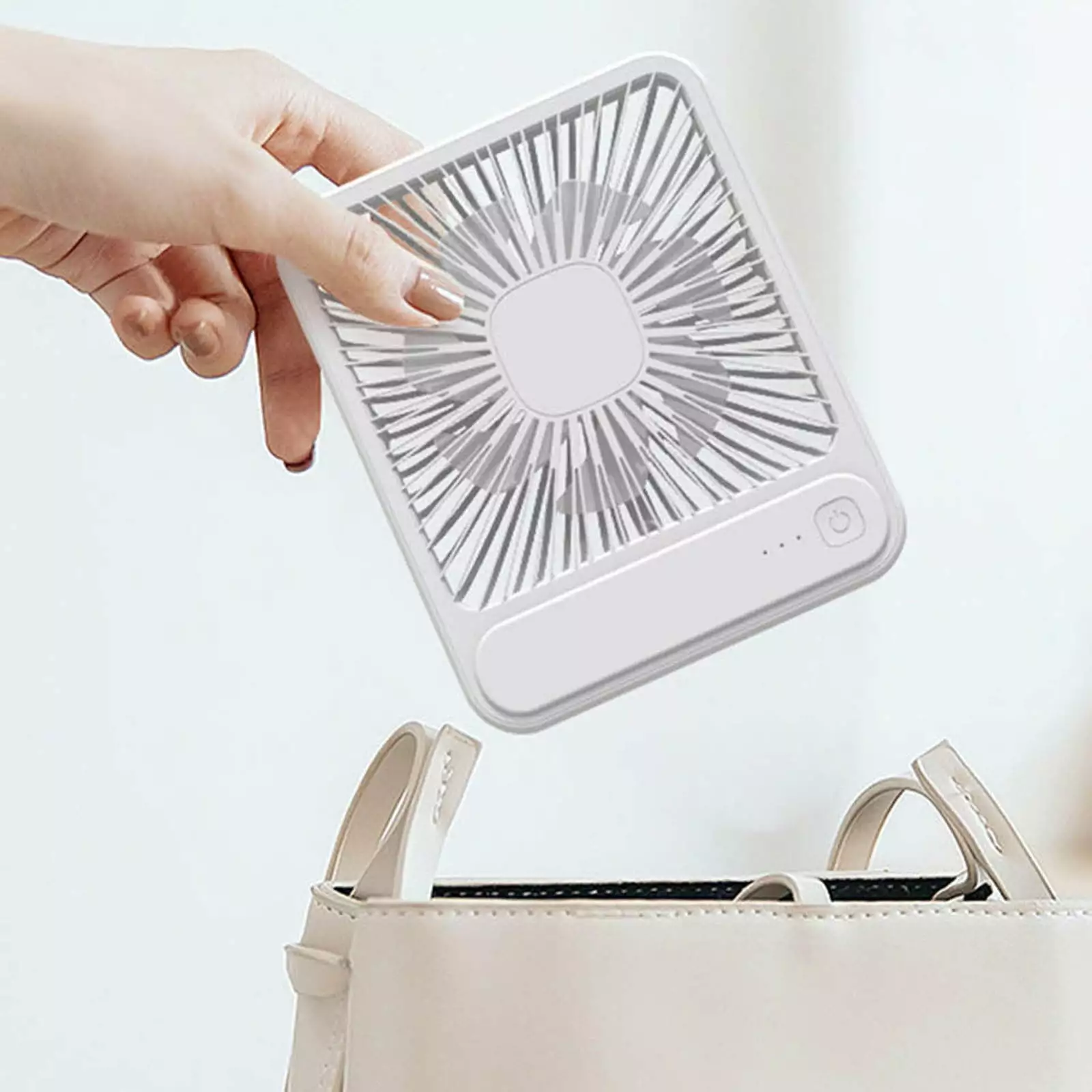 ZMLDEGSS Twin Loft Bed Desk and Closet, USB Fan, Foldable Handheld Hanging Electric Fan