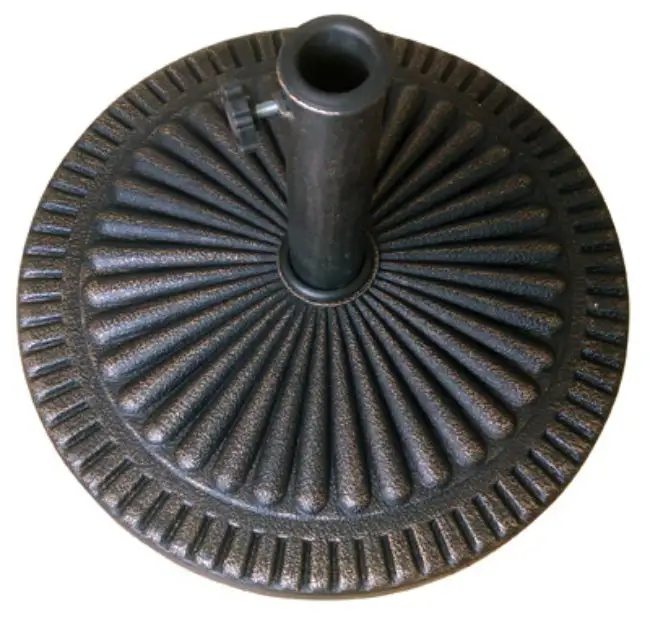 Four Seasons Courtyard 852009 Composite Umbrella Base Bronze 22 Diameter