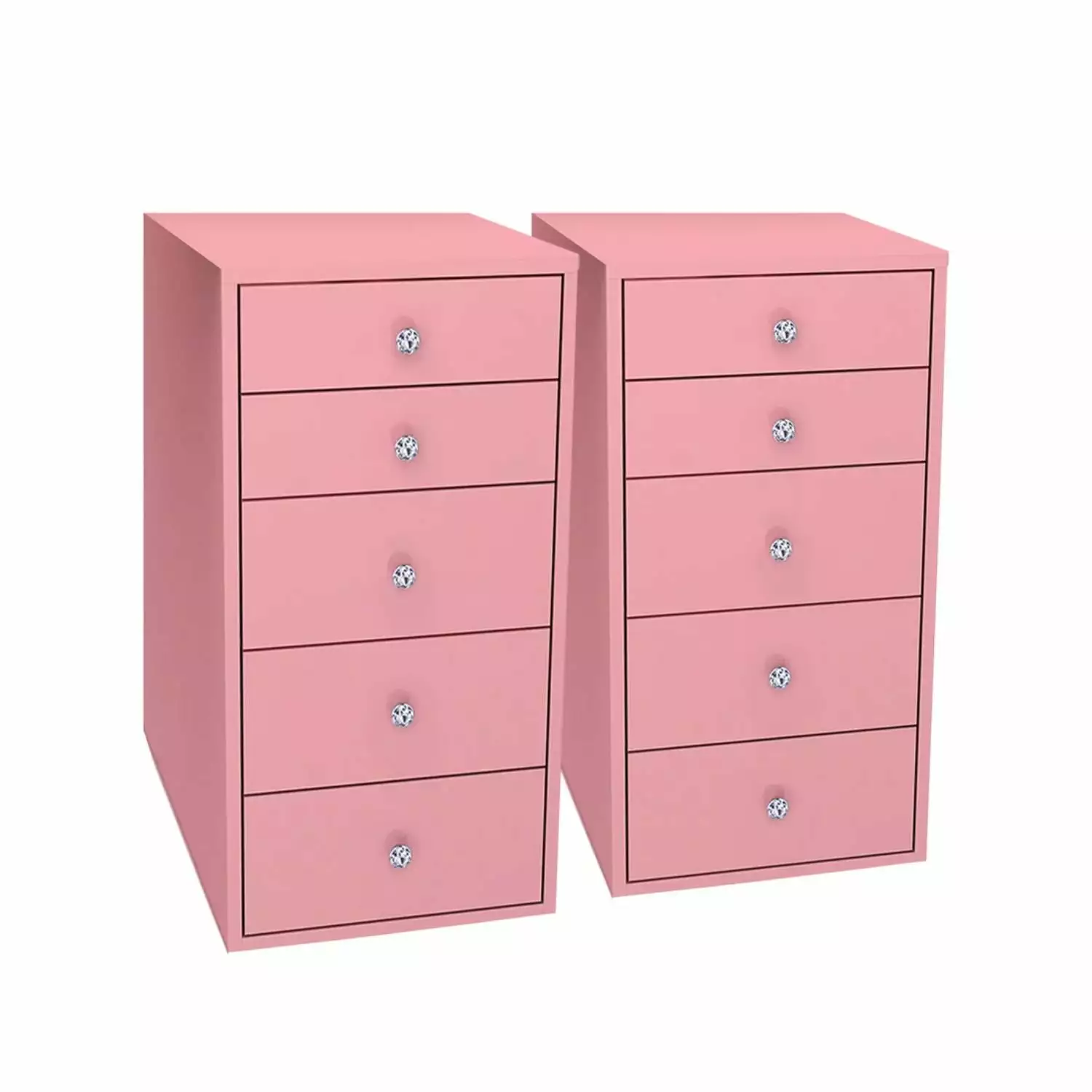 Impressions Vanity SlayStation 5-Drawer Makeup Storage Unit - Pink IMPRESSIONS VANITY ?? COMPANY