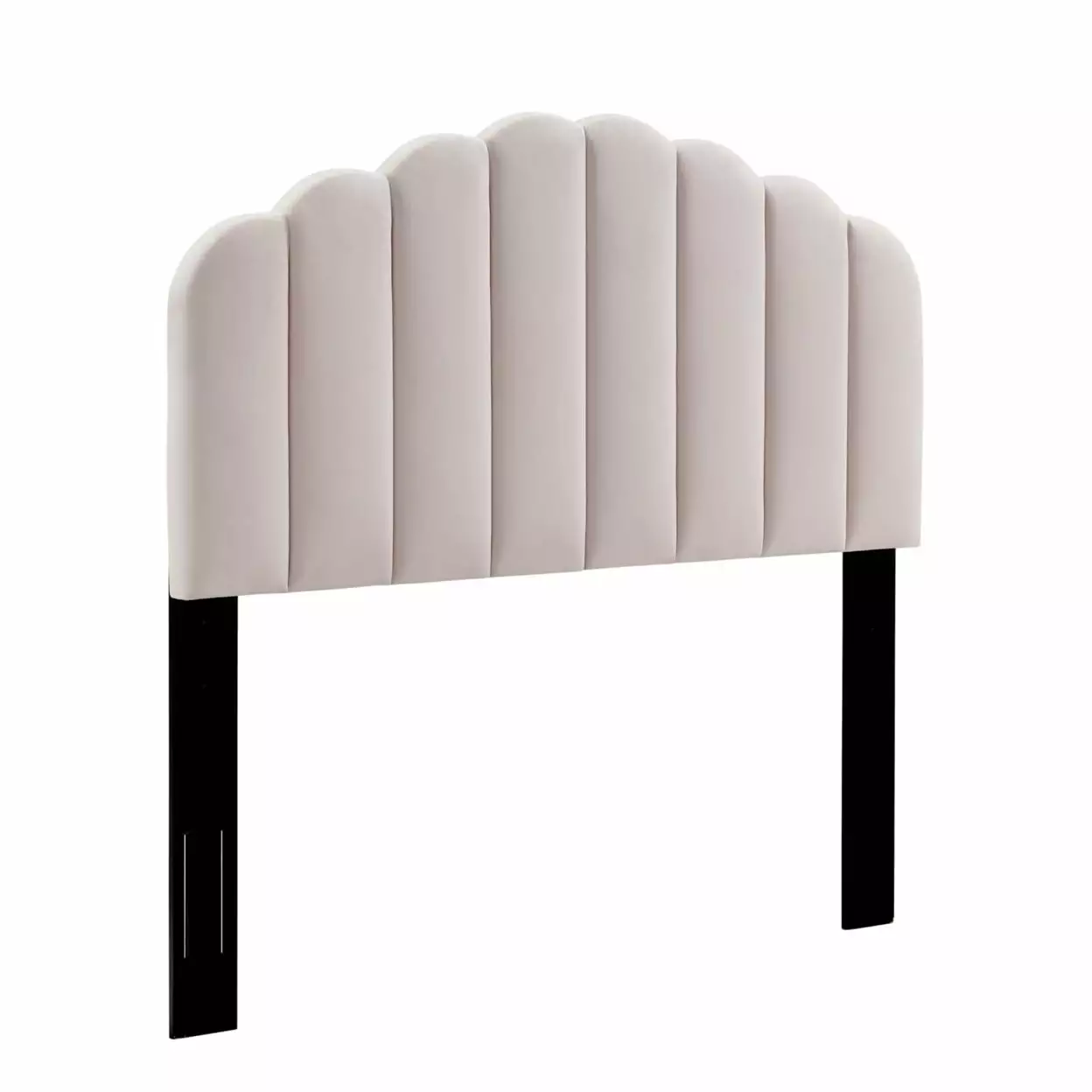 Modway Veronique Full/Queen Modern Functionality Velvet Headboard Pink Bedroom Decor