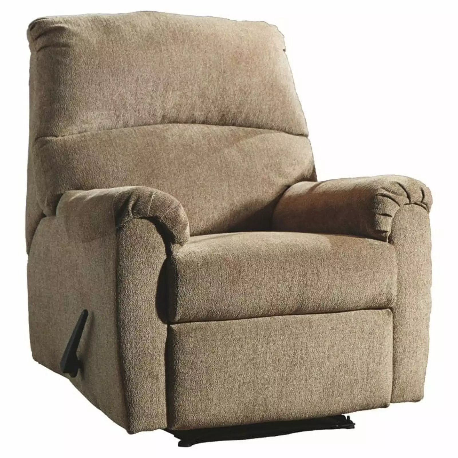 Bowery Hill Contemporary Fabric Wall Recliner Mocha Espresso - Space Saving Recliner Chair Small Spaces