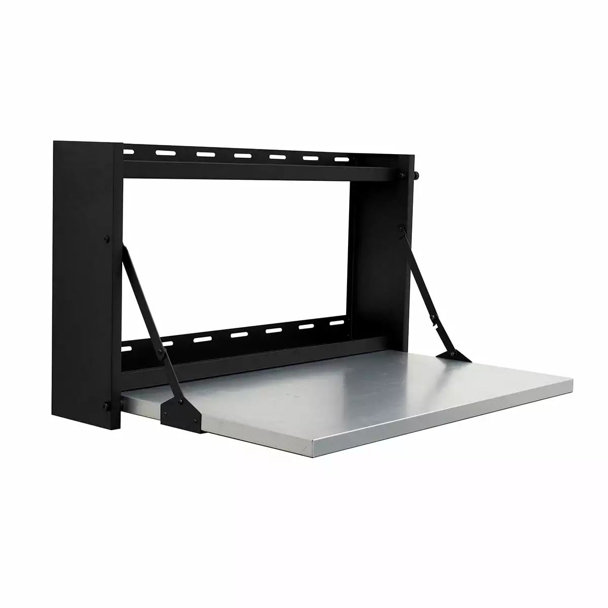 Montezuma Fold Down Workstation MFS3219B Wall Mounted Space Saving Desk