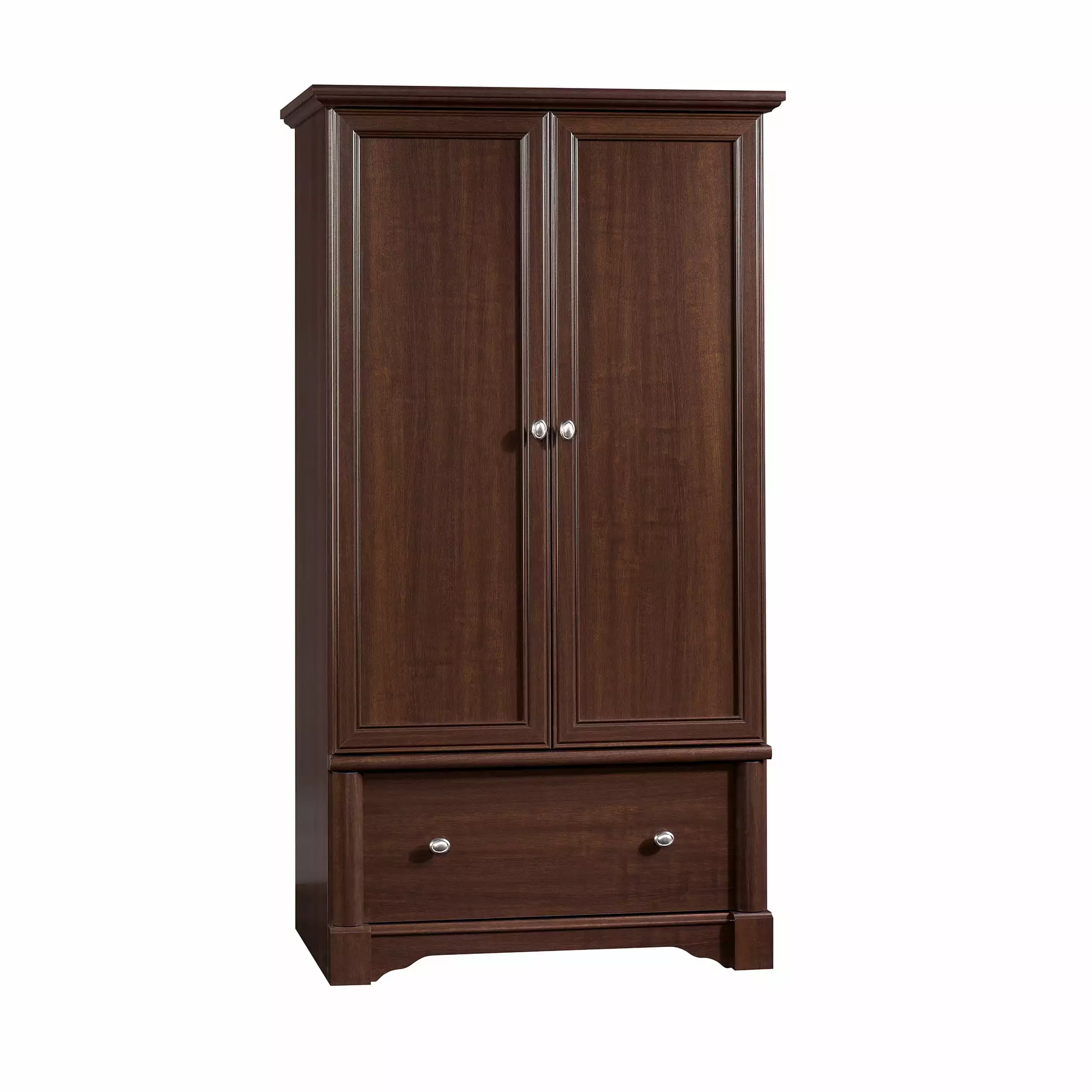 Sauder Palladia Armoire Select Cherry Finish