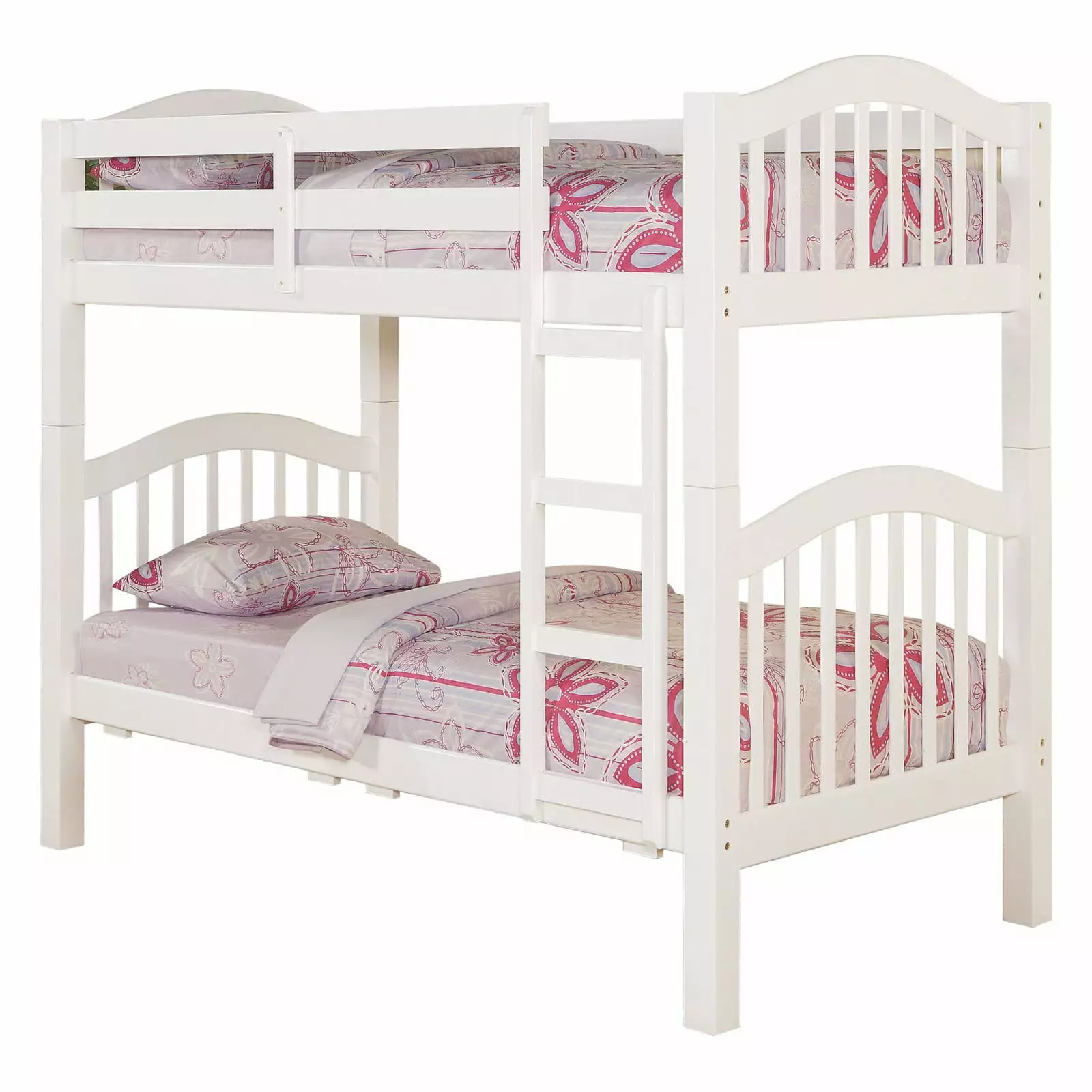 ACME Heartland Twin over Twin Wood Bunk Bed White - Storage Sold Separately Acme Furniture