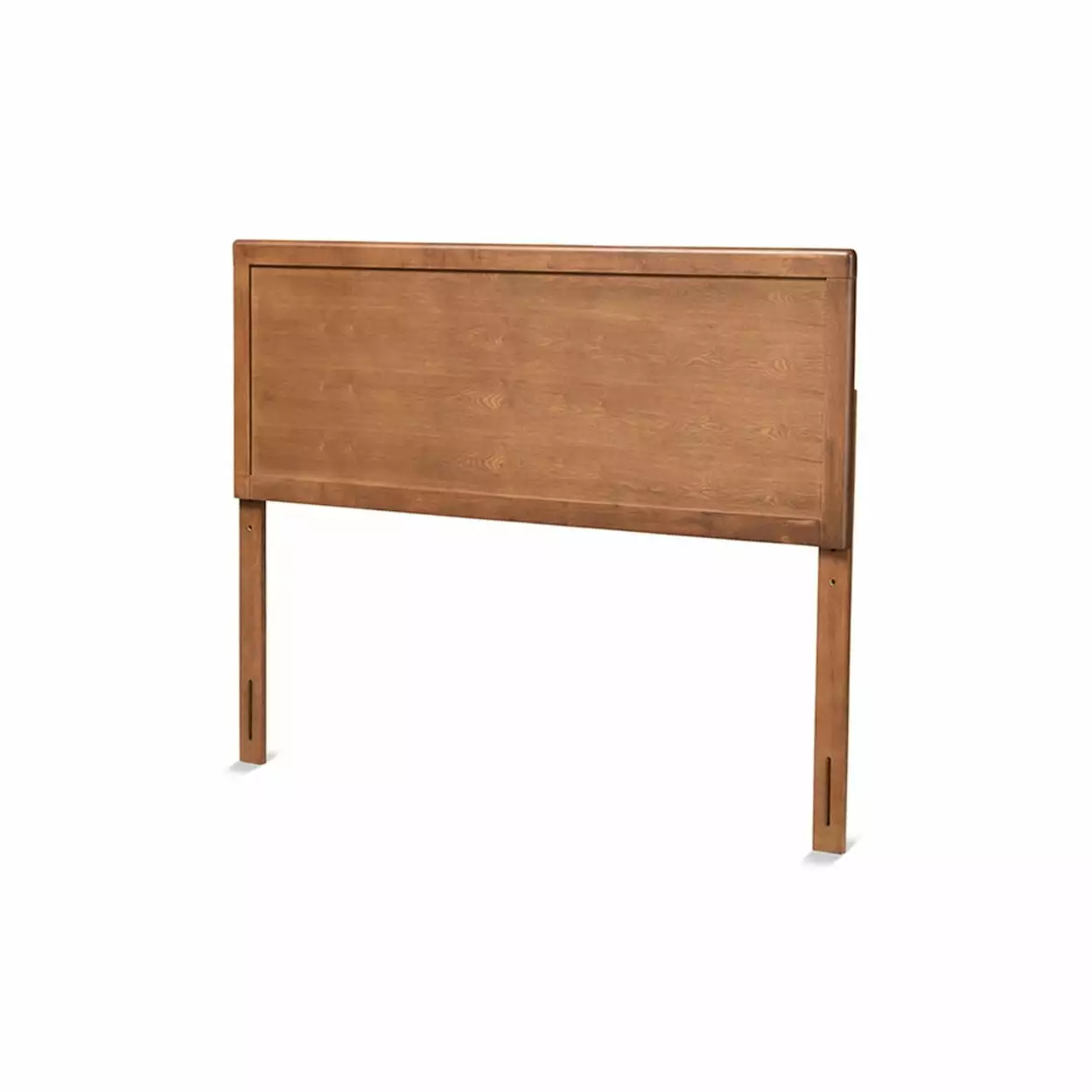 Alan Modern Ash Walnut Finished Wood King Size Headboard Baxton Studio