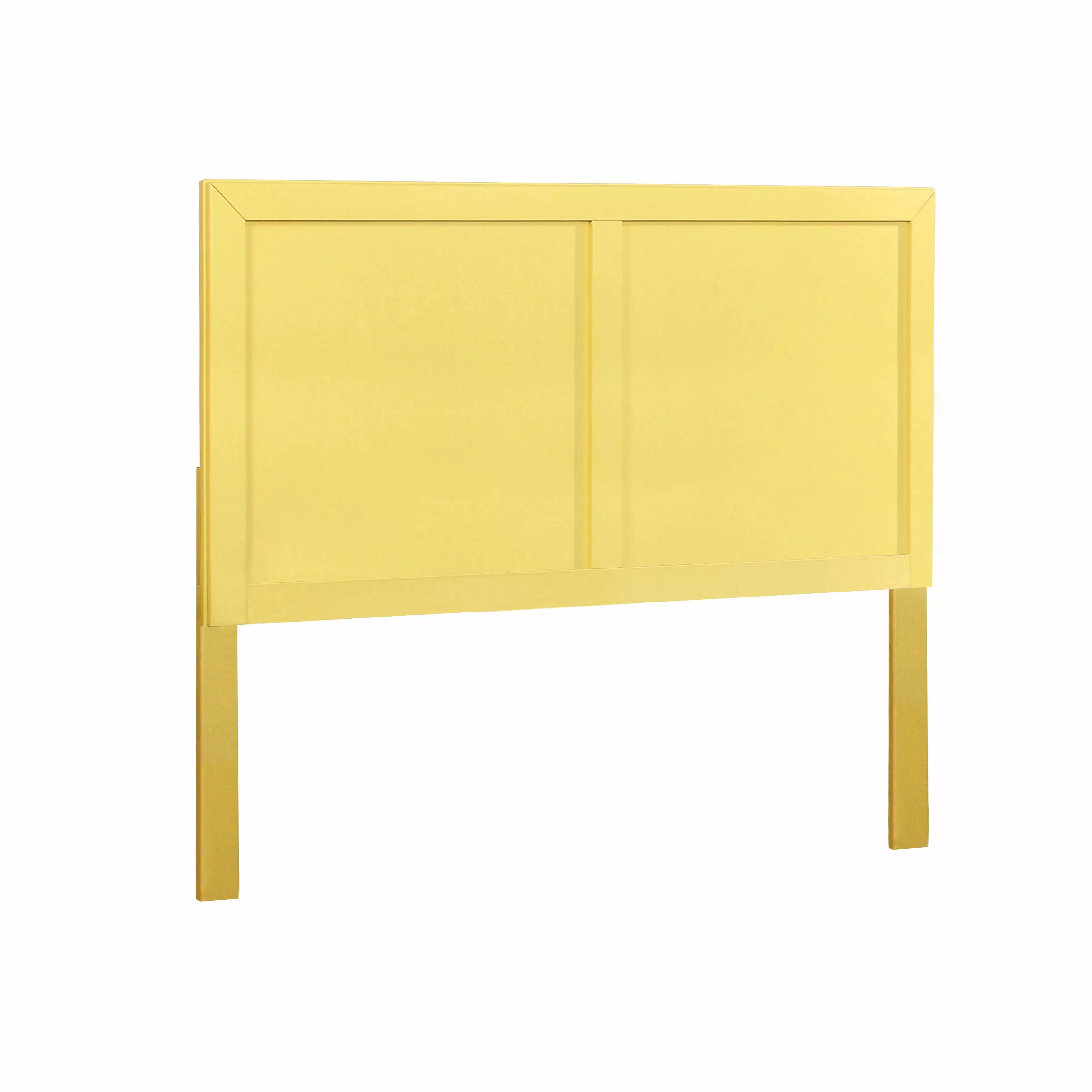 Furniture America Belina Cottage Wood Headboard Full Queen Yellow