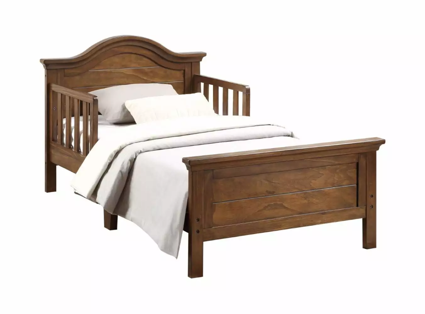 Ti Amo Catania Toddler Wood Bed Protectty Rails Rustic Brown