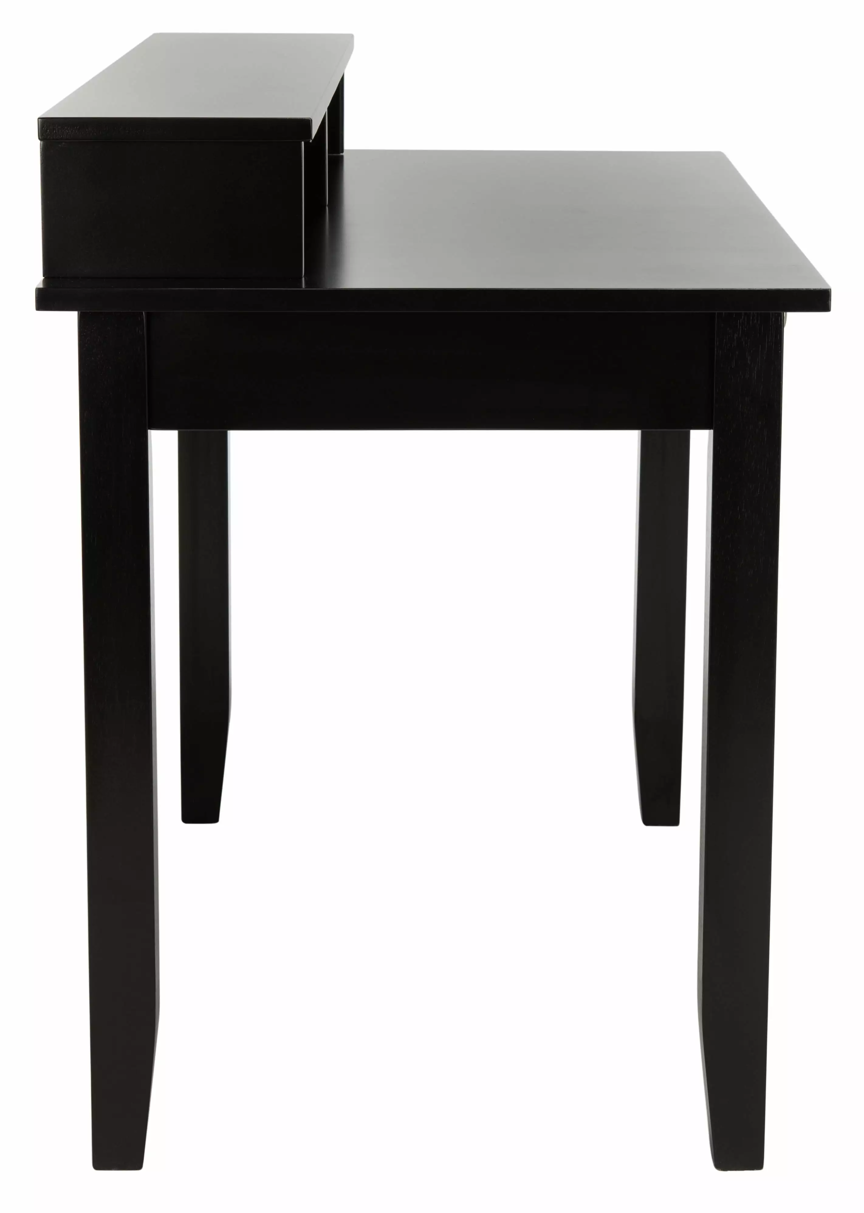 SAFAVIEH Winsone Solid Writing Desk 2 Drawers Matte Black