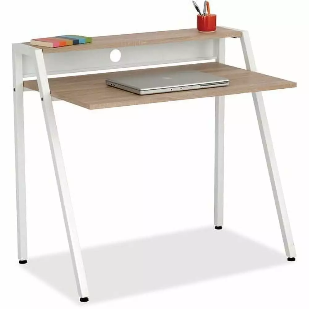 Safco Writing Desk Beech White