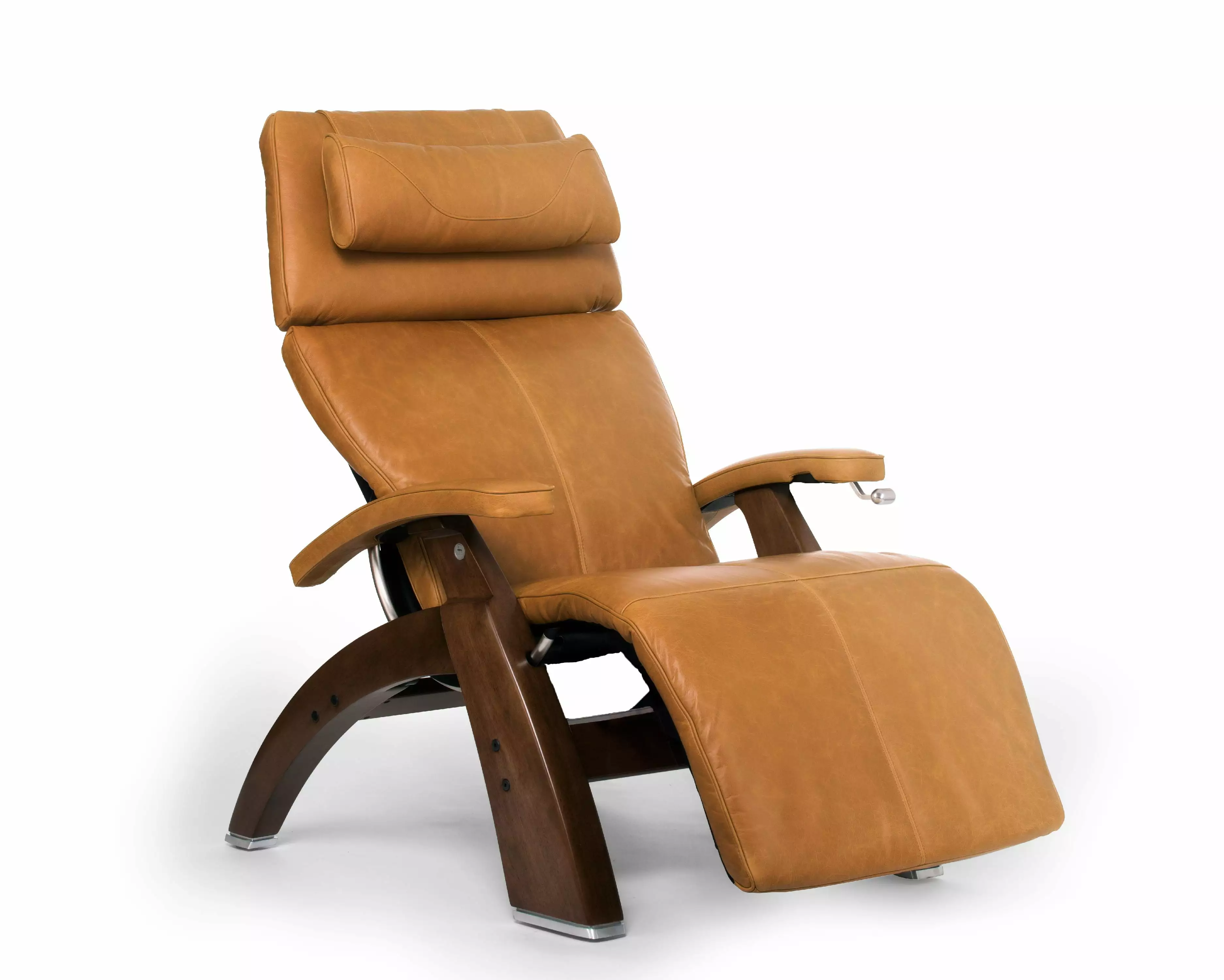 Human Touch PC-420 Classic Manual PLUS Perfect Chair Series 2 Zero-Gravity Recliner Sycamore Premium Leather -Home Delivery